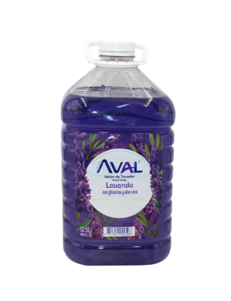 Jabón liquido Aval galón Lavanda
