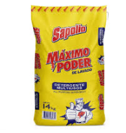 Detergente Sapolio Máximo Poder - Bolsa 14kg.