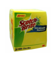 Paños amarillos absorbentes Scotch Brite - Paquete 20 unidades