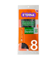 Guantes Eterna Trabajo pesado Duralón calibre 35 Talla 8 - Par