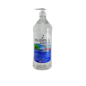 Alcohol Gel con Dispensador Bubble Litro
