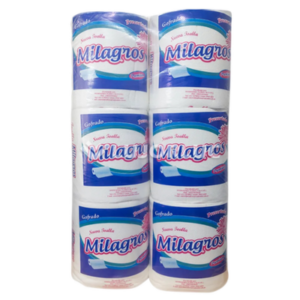 Papel Toalla institucional Milagros Paq x 6 und.