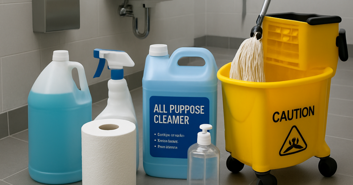Insumos clave para mantener baños corporativos de alto tránsito impecables
