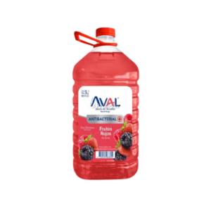 Jabón liquido Aval Galón y 400 ml ( Fresco Eucalipto, Limón, Frutos Rojos )