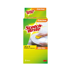 Esponja Doble Uso Scotch Brite Display x 7 und.