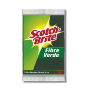 Esponjas Fibra Verde Scotch Brite Unidad
