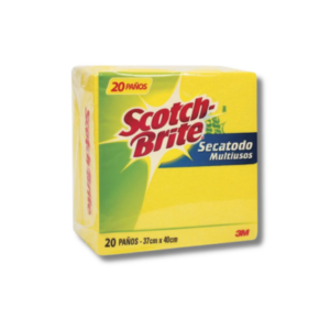 Paños Amarillos Absorbentes x 20 unid. Scotch Brite